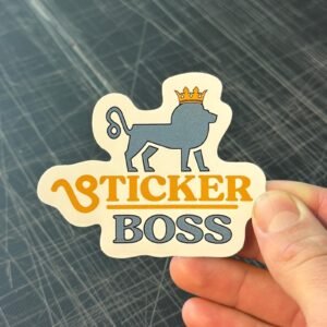 contour gesneden sticker