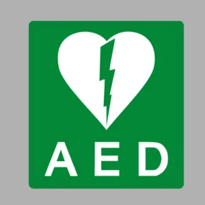AED sticker
