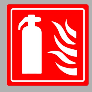 brandblusser sticker