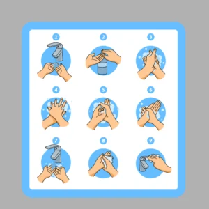 handen wassen uiteg sticker